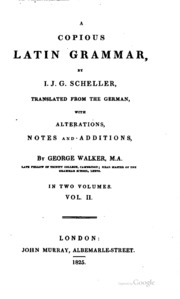 A Copious Latin Grammar