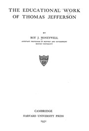 The Educational Work Of Thomas Jefferson