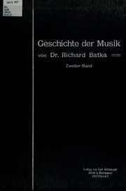 Allgemeine Geschichte Der Musik