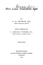 First Latin Translation Book