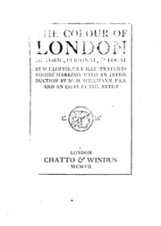 The Colour Of London, Historic, Personal, & Local