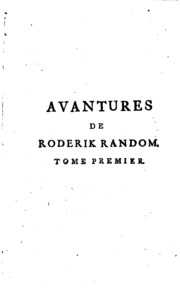 Avantures De Roderik Random,
