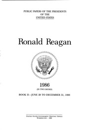 Ronald Reagan [electronic Resource] : 1986 (in Two Books)