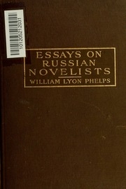 Essays On Russian Novelists