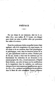 De la température du corps humain et de ses variations dans les diverses maladies