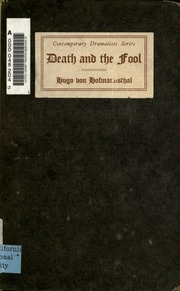 Death And The Fool; A Drama In One Act