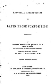 A Practical Introduction To Latin Prose Composition