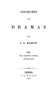 Geschichte Des Dramas,
