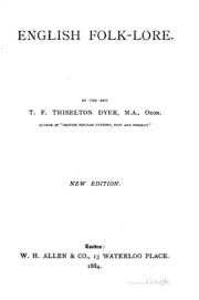 English Folk-lore