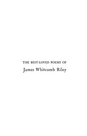 The Best Loved Poems Of James Whitcomb Riley
