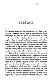 French Syntax And Exercises. [with] Key