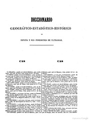 Diccionario geográfico-estadístico-histórico de España y sus posesiones de ultramar