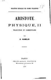 Aristote: Physique Ii