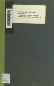 Electric Stage & Theatre Lighting Apparatus And Effects ... Catalogue K