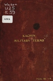 Kachin Military Terms