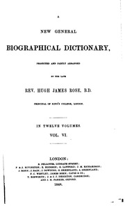New General Biographical Dictionary