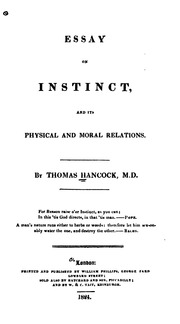 Essay On Instinct