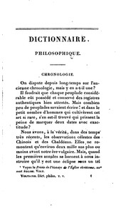 Dictionnaire Philosophique
