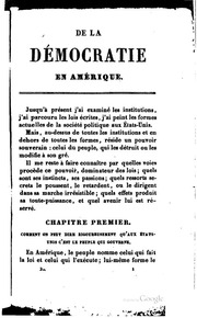 De la démocratie en Amérique
