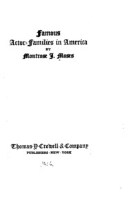 Famous Actor-families In America