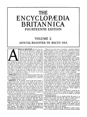 The Encyclopaedia Britannica Vol Ii