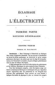 Éclairage à l'électricité; renseignements pratiques