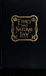 Ethics And Natural Law
