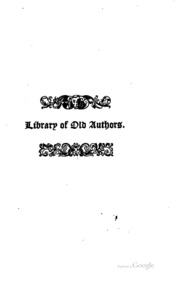 The Dramatic Works Of John Webster