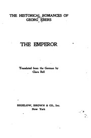 The Historical Romances Of Georg Ebers ..