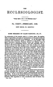 The Ecclesiologist