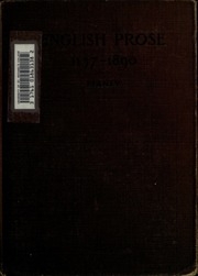 English Prose (1137-1890)