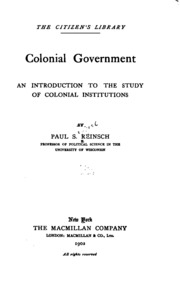 Colonial Government;