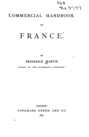 Commercial Handbook Of France