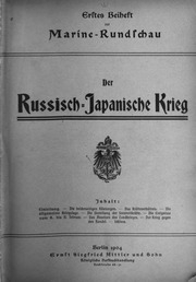 Der Russisch-japanische Krieg