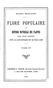 Flore Populaire;