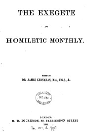 Exegete And Homiletic Monthly