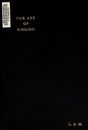 The Art Of Singing