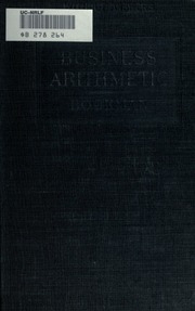 Business Arithmetic