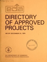 Eda Directory Of Approved Projects