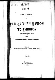 رحلات الأمة الإنجليزية إلى أمريكا قبل عام 1600: من مجموعة رحلات Hayluyt (1598-1600)