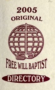 Original Free Will Baptist Directory.