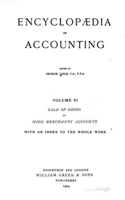 Encyclopædia of accounting