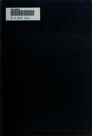 Apologetica : Elementary Apologetics For Pulpit And Pew