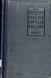 English Popular Ballads