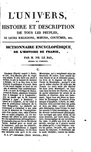 L'univers; Histoire Et Description De Tous Les Peuples ..