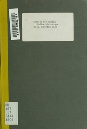 Epitre historique du R. Scherira Gaon. Traduite de l'hébreu moderne-araméen et commentée avec un introduction