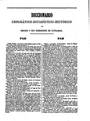 Diccionario geográfico-estadístico-histórico de España y sus posesiones de ultramar