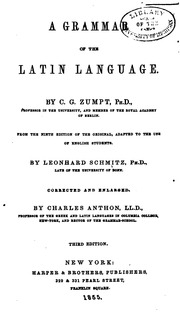 Grammar Of The Latin Language