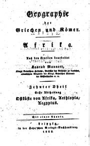 Geographie Der Griechen And Romer;