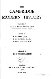 The Cambridge Modern History